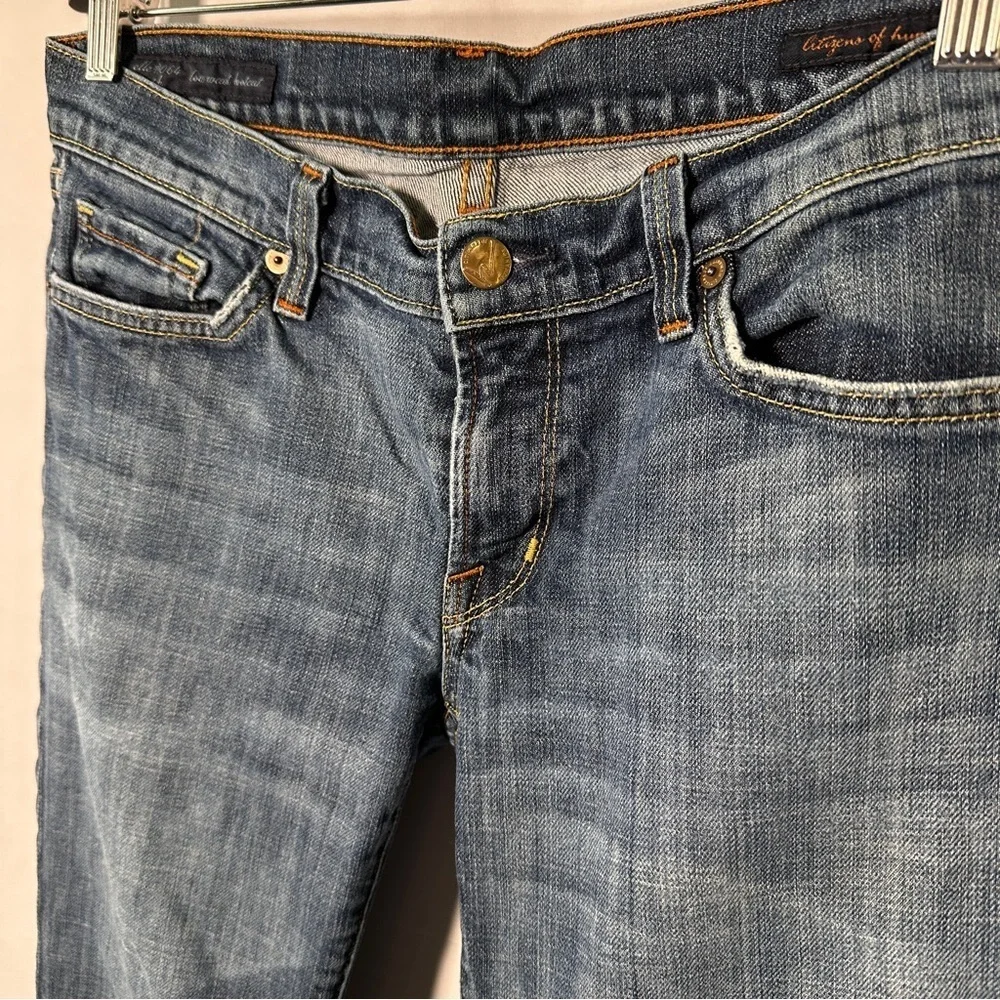 Citizens of Humanity Elle Low Waist Bootcut Jeans — Medium Wash, Stretch(31) Y2K - Picture 6 of 17